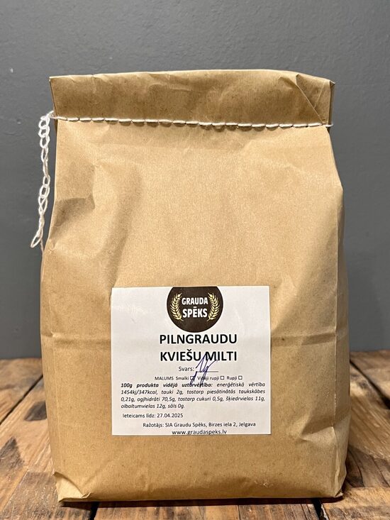 Pilngraudu KVIEŠU milti 1kg