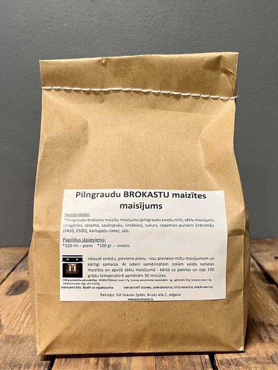 Pilngraudu brokastu/piknika maizīšu maisījums