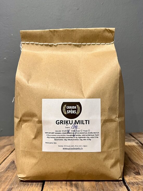 Griķu milti 1kg (smalki)