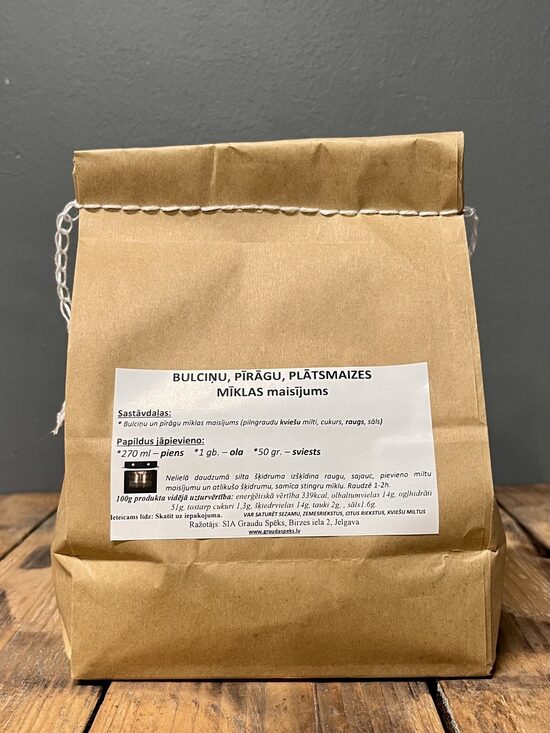 Bulciņu un pīrāgu mīklas maisījums