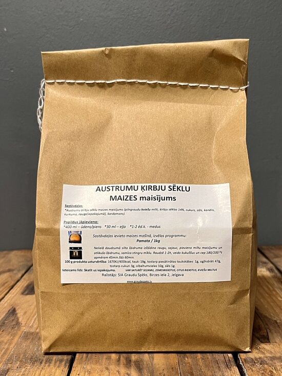 Austrumu ķirbju sēklu maizes maisījums